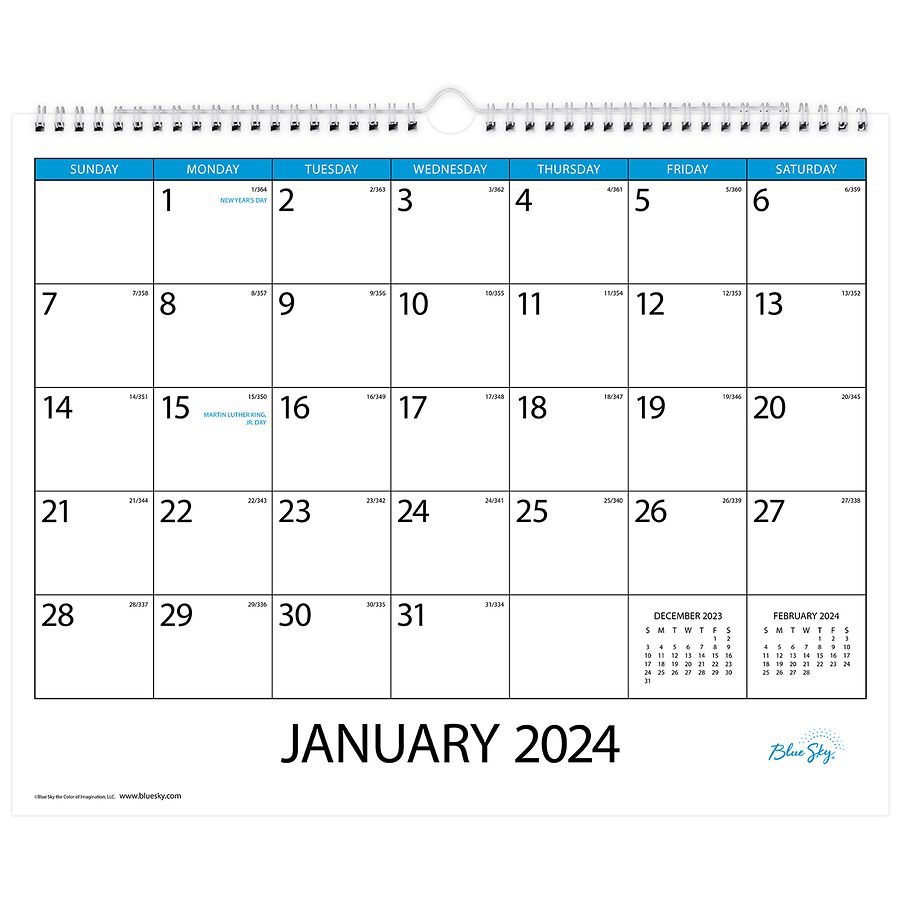 Blue Sky 2024 Wall Calendar Walgreens