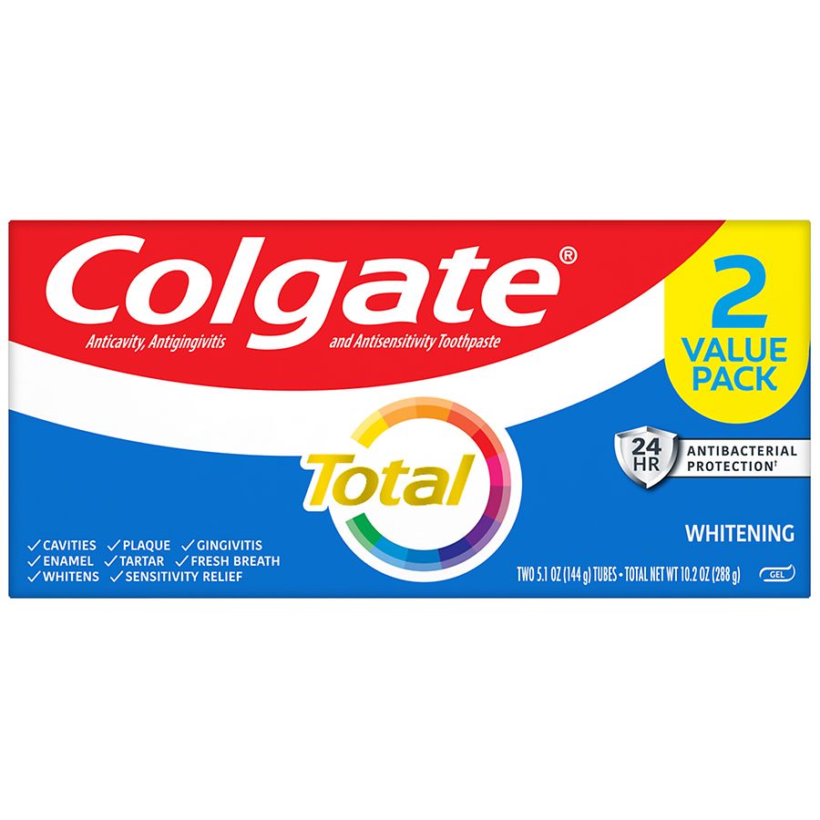 Colgate Whitening Toothpaste Gel Pack Mint | Walgreens