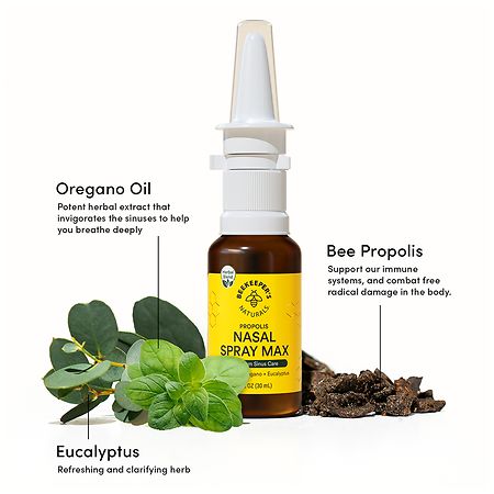 Beekeeper's Naturals Propolis Nasal Spray Plus