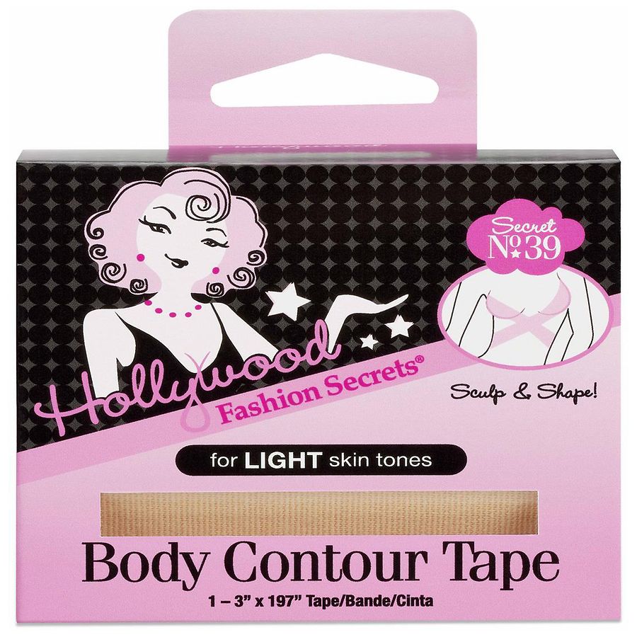 Hollywood Fashion Secrets Body Contour Tape - Light, Body tape. 