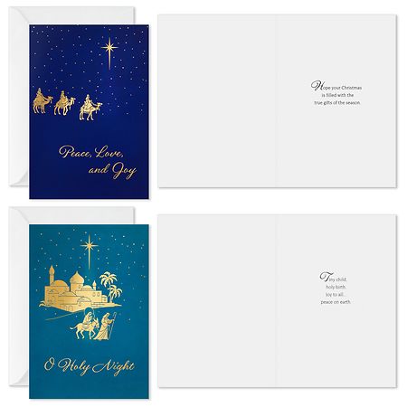 Oh Holy Night Religious Boxed Christmas Cards, Pack of 12 - Boxed Cards -  Hallmark