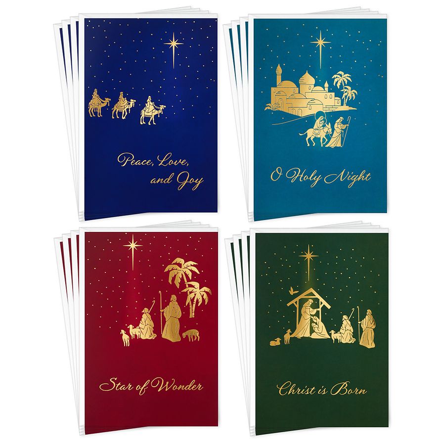 Oh Holy Night Religious Boxed Christmas Cards, Pack of 12 - Boxed Cards -  Hallmark