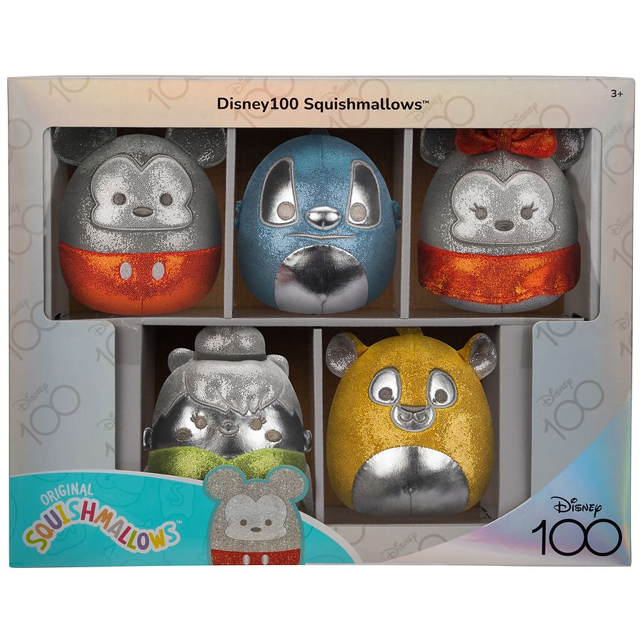 Squishmallows Disney100 Plush Box Set 5 Inch | Walgreens