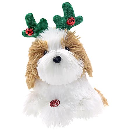 Festive Voice Holiday Plush Dancing Puppy