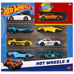 Image of Hot Wheels - 8-Pack Vehicles - Styles May Vary