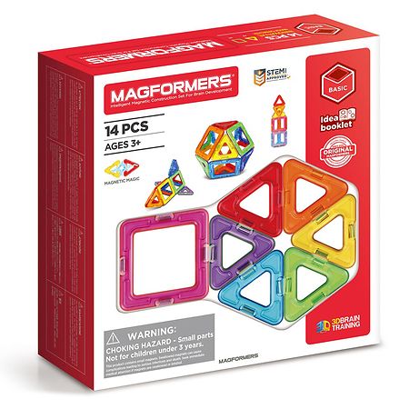 MAGFORMERS Magnetic Construction Set 14 Piece