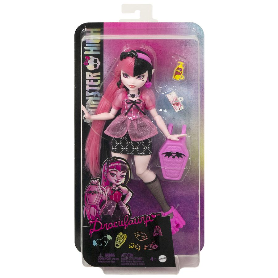 Monster High Scare-adise Island Draculaura Doll with Swimsuit, Sarong and  Beach Accessories Like Hat, Sunscreen, and Tote