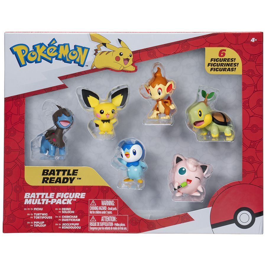  Pokémon Battle Figure 4 Pack - Translucent Figures