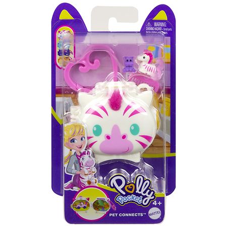 Polly Pocket Pet Connects - Zebra Pink | Walgreens