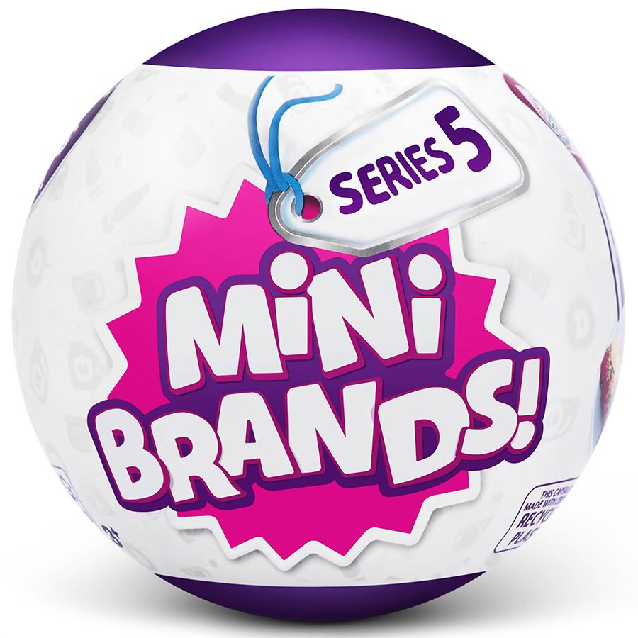  5-Surprise Mini Brands Collectible Capsule Ball by Zuru - 3  Ball Bundle : Toys & Games