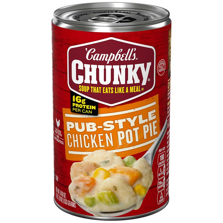 Campbell's Chunky Pub-Style Chicken Pot Pie Soup Pub-Style Chicken Pot Pie