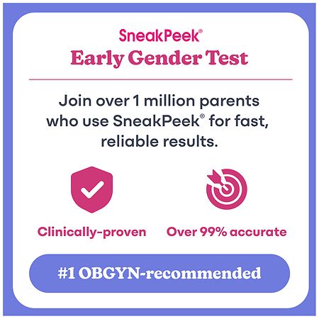 SneakPeek Early Gender Test