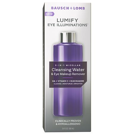 Lumify Eye Illuminations 3-In-1 Micellar Cleansing Water & Eye Makeup Remover