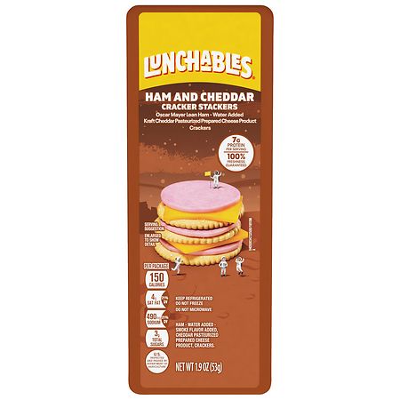 Lunchables Cracker Stackers Ham & Cheddar