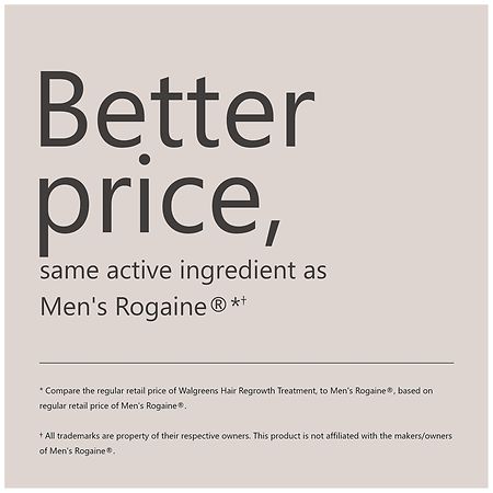 6x offers Walgreens Men's Hair Regrowth