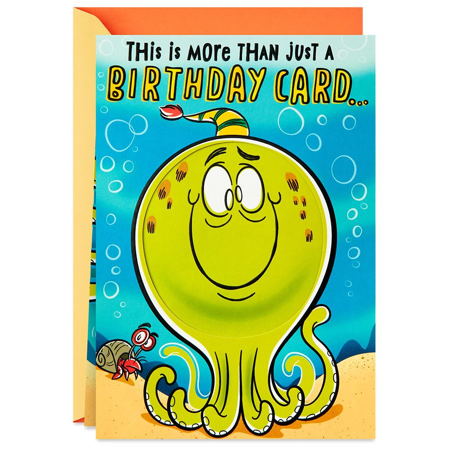 Hallmark Funny Pop-Up Birthday Card (Hug in an Envelope) E37 | Walgreens