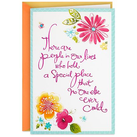 Hallmark Birthday Card for Friend (You Hold a Special Place in My Life Flowers) E49