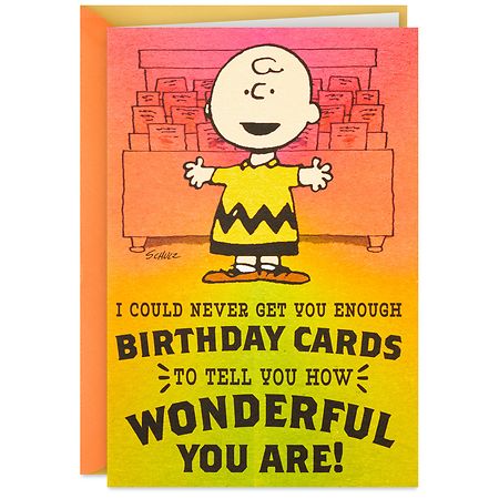 Hallmark Peanuts Birthday Card With Mini Cards (Charlie Brown & Friends)  E53
