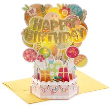 Hallmark Paper Wonder Musical 3D Pop-Up Birthday Card With Light ...