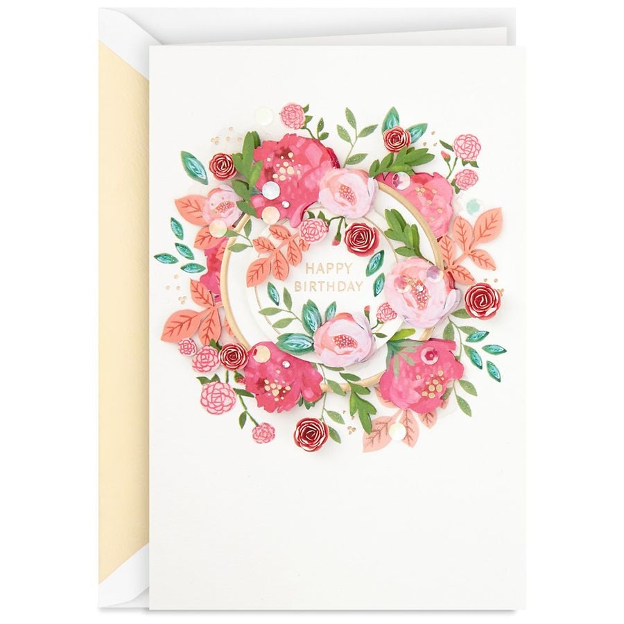 Hallmark Signature Birthday Card (You Make the World a Brighter Place ...