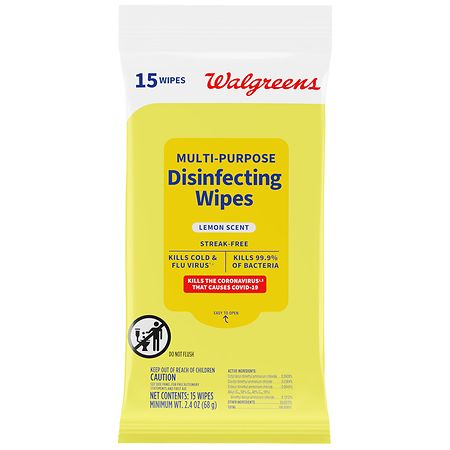 Walgreens Multi-Purpose Disinfecting Wipes
