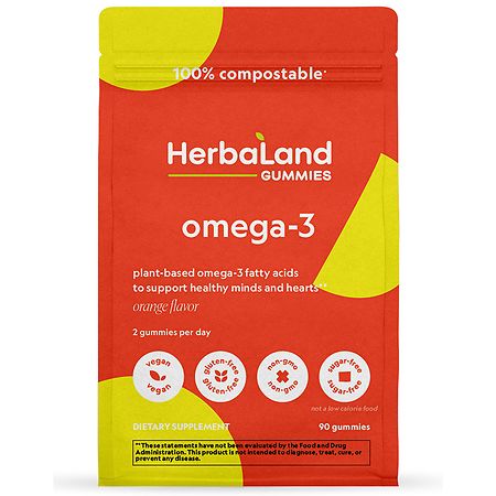 Herbaland Omega-3 Gummies Orange