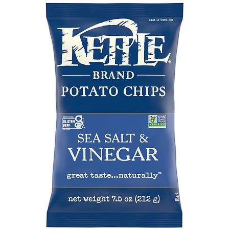 Kettle Brand Potato Chips Sea Salt and Vinegar
