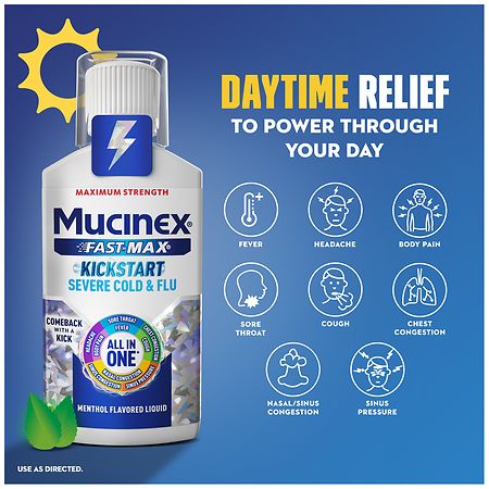Mucinex Fast-Max Maximum Strength Kickstart Day & Nighttime Severe