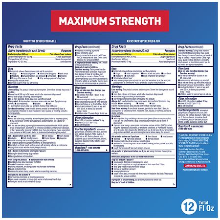 Mucinex Fast-Max Maximum Strength Kickstart Day & Nighttime Severe