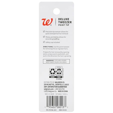 Walgreens Point Tip Deluxe Tweezer