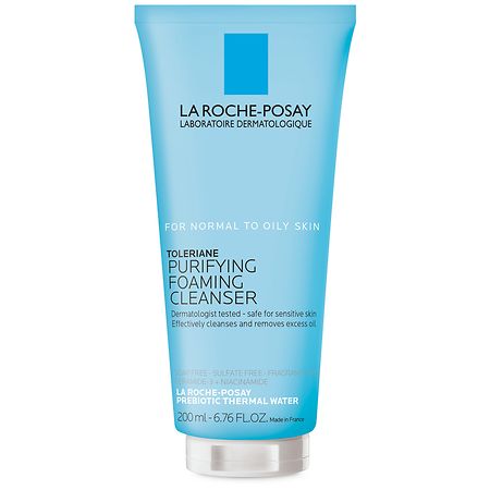 La Roche-Posay Toleriane Purifying Foaming Face Cleanser for Normal, Oily and Sensitive Skin
