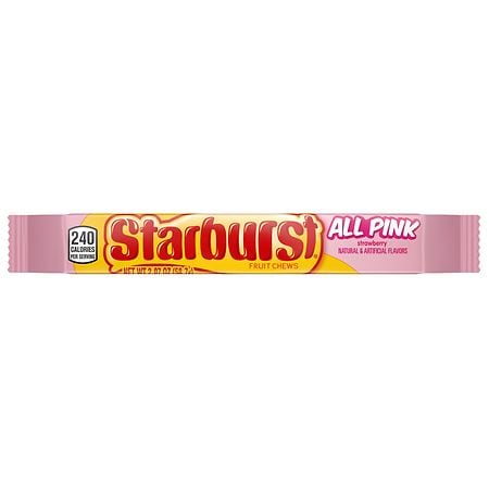 Starburst Fruit Chews Chewy Candy Full Size All Pink