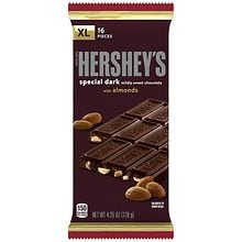 Hershey's Kisses Special Dark Mildly Sweet Dark Chocolate Candy,  Individually Wrapped, 10 Oz, Share Bag