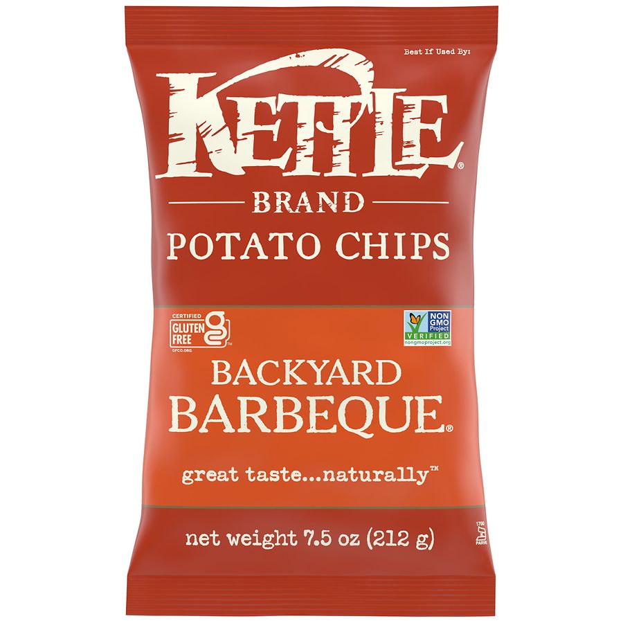 Kettle Brand Barbeque Kettle Potato Chips Barbeque