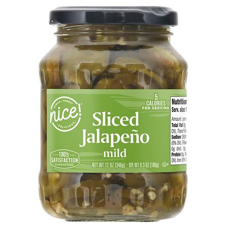 Nice! Sliced Jalapenos Mild