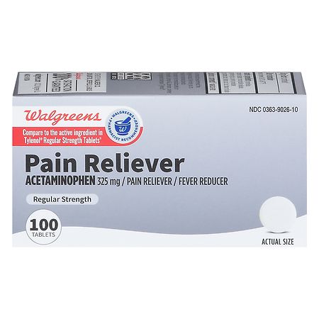 Walgreens Pain Reliever Tablets Regular Strength