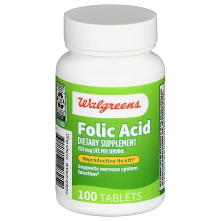 Walgreens Folic Acid 1333 mcg DFE Tablets