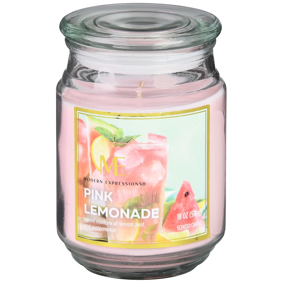 Strawberry Lemonade Scented Jar Candle