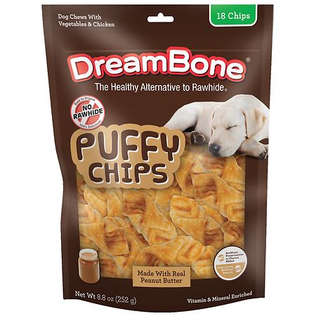 DreamBone Puffy Chips With Peanut Butter