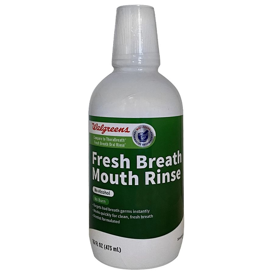 Walgreens Fresh Breath Mouth Rinse 16 oz Walgreens
