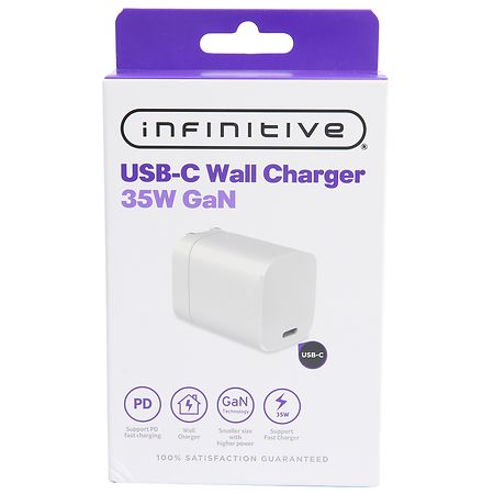 Infinitive USB-C 35W Gan Wall Charger | Walgreens