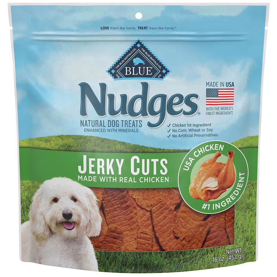 Blue Buffalo Nudges Jerky Cuts Dog Treats | Walgreens