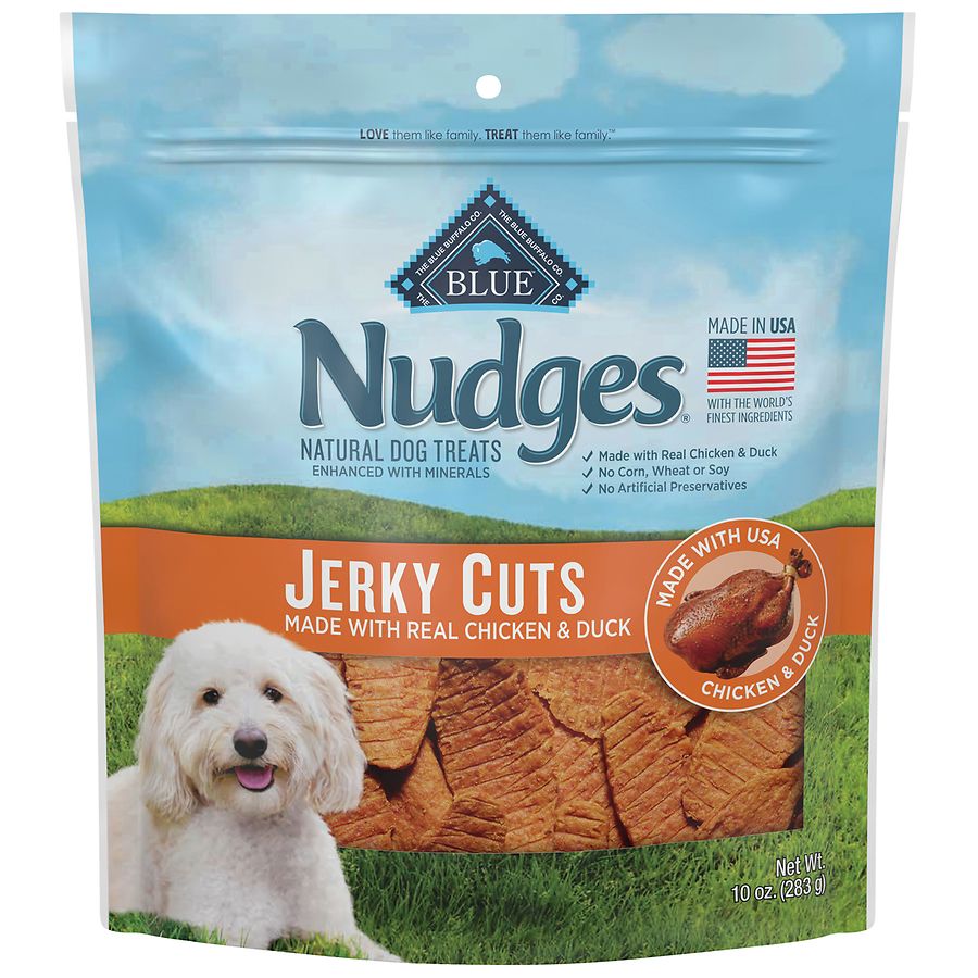 Blue Buffalo Nudges Jerky Cuts with Real Chicken & Duck