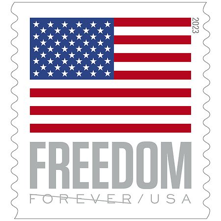 USPS 2023 FOREVER US Flags Book of Stamps