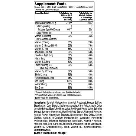 Flintstones Complete Children's Vitamins, Chewable Tablets