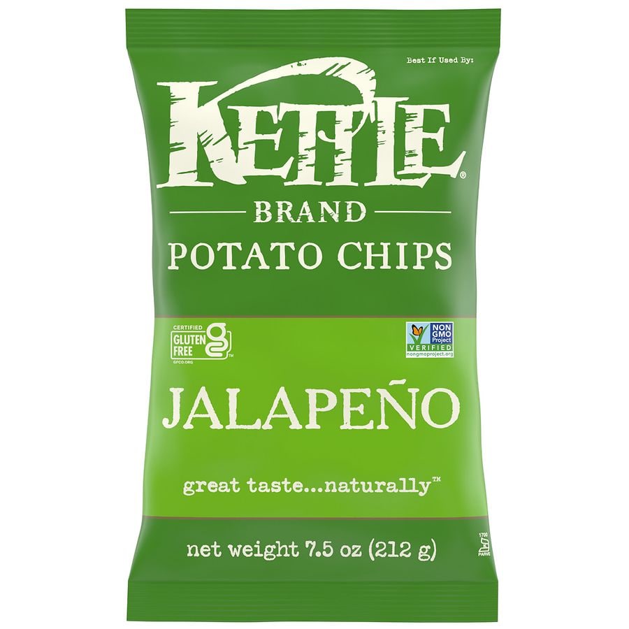 Photo 1 of Kettle Potato Chips Jalapeno