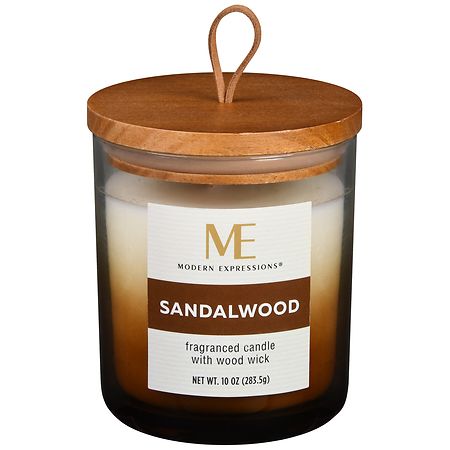 Modern Expressions Woodwick Fragranced Candle Sandalwood