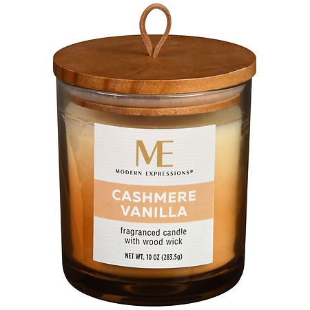 Modern Expressions Woodwick Fragranced Candle Cashmere Vanilla