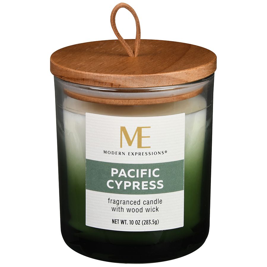 Modern Expressions Woodwick Fragranced Candle Pacific Cypress Walgreens