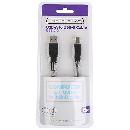 Infinitive USB-A to USB-B Cable USB 2.0